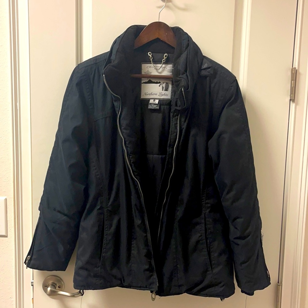 Obermeyer Women’s black ski jacket - size 8